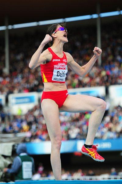 Ruth Beitia wins the European title in Helsinki (Getty Images)