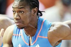 Yohan Blake en route to a 9.69 PB in Lausanne (Gladys Chai van der Laage)