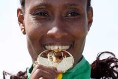 Gelete Burka of Ethiopia tastes short  race gold (Getty Images)