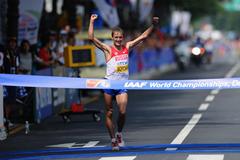 Another commanding victory for Valeriy Borchin in the Daegu 20Km Race Walk (Getty Images)