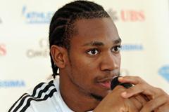 Yohan Blake in Lausanne (ATHLETISSIMA/Denis Roulet)