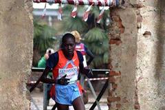 Pauline Korikwang wins at the 2008 Cinque Mulini (Rosiana Garoglio)