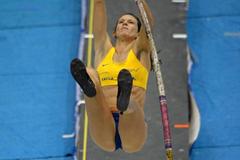 Fabiana Murer at the 2013 UCS Spirit National Pole Vault Summit in Reno (Kirby Lee)