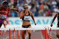 Tifanny Porter collects a big win in Ostrava clocking 12.65 (graf.cz)