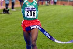 Kenenisa Bekele wins men's short course in Dublin (© Allsport)