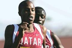 Saif Saaeed Shaheen (QAT) running in the 2005 World Cross Country (Getty Images)