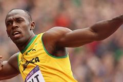 Usain Bolt of Jamaica is getting enthusiastic after competing in the Men's 200m Round 1 Heats on Day 11 of the London 2012 Olympic Games on August 7, 2012 (Getty Images)