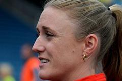 Sally Pearson meets the press in London (Mark Shearman )