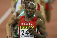 Bernard Lagat of Kenya wins the 3000m final in Budapest (Getty Images)
