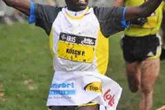 Paul Kipsiele Koech wins the Iris Lotto Cross Cup (Nadia Verhoft)