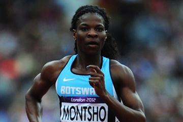 Amantle Montsho of Botswana competes in the Women's 400m Heats on Day 7 of the London 2012 Olympic Games at Olympic Stadium on August 3, 2012 in London, England (Getty Images)