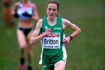 Fionnuala Britton en route to a commanding victory in Velenje (Mark Shearman)