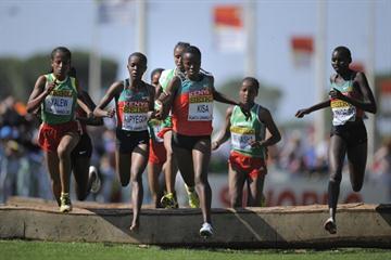 Faith Chepngetich Kipyegon of Kenya in action in the IAAF World Cross Country Championships women junior's race (Getty Images)