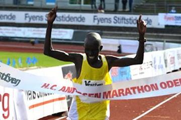 Luka Kipkemboi Chelimo wins in Odense (Michael Hyllested)