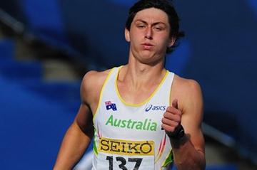 Jake Stein on the way to the 2011 World Youth Octathlon title (Getty Images)