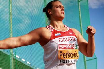 Sandra Perkovic successfully defends her European crown in Helsinki (Getty Images)