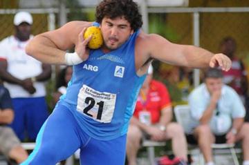 German Lauro adds the Shot Put title to his Discus win in Barquisimeto (Eduardo Biscayart)