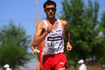 Miguel Angel Lopez at the 2010 IAAF World Race Walking Cup in Chihuahua (Getty Images)