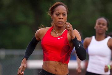 Sanya Richards, victorious in Waco, in her first 400m race in 10 months (Errol Anderson)