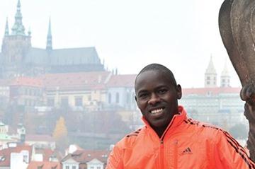 Patrick Makau relaxing in Prague (Prague 10K organisers)
