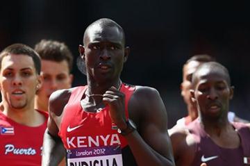 David Lekuta Rudisha of Kenya competes in the Men's 800m heat on Day 10 of the London 2012 Olympic Games at the Olympic Stadium on August 6, 2012 (Getty Images)