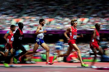 Evan Jager of the United States competes in the men's 3000m Steeplechase heats at the London 2012 Olympic Games (Getty Images)