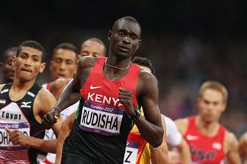 David Lekuta Rudisha of Kenya leads the pack in the Men's 800m Semifinals on Day 11 of the London 2012 Olympic Games at Olympic Stadium on August 7, 2012 (Getty Images)