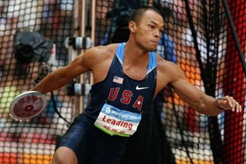 Bryan Clay throws 53.79m, the furthest ever discus throw in Olympic decathlon history (Getty Images)