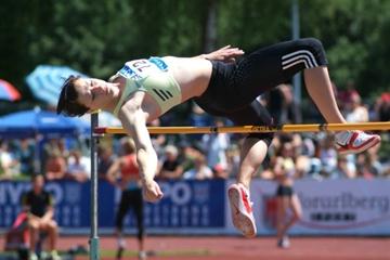 Surprise day-1 leader Lyudmila Yosypenko in Gotzis (Lorenzo Sampaolo)