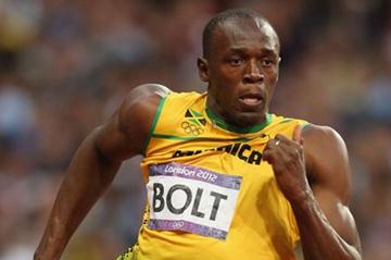 Usain Bolt of Jamaica competes in the Men's 200m Semifinals on Day 12 of the London 2012 Olympic Games at Olympic Stadium on August 8, 2012 (Getty Images)