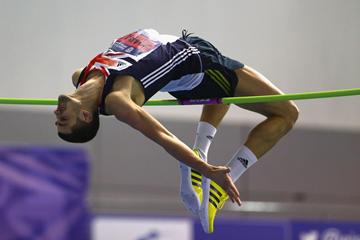 Robbie Grabarz at the 2013 the UK Indoor Championships in Sheffield (Getty Images)