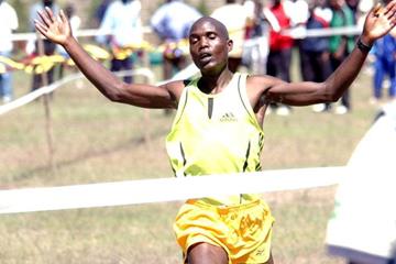 Civilian Philip Kiprono Langat takes the Kenyan Administration Police title in Nairobi (Elias Makori)