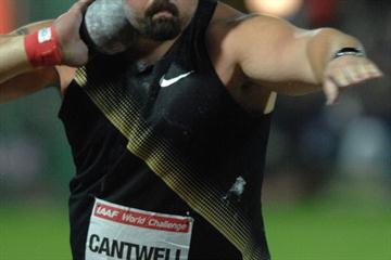 22.22m meet record for Christian Cantwell in Zagreb (Zagreb meeting organisers)