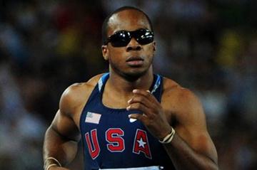 Walter Dix of the USA sprints to victory in his men's 200 metres semi final during day seven (Getty Images)