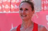 All smiles - Liliya Shobukhova takes her third straight Chicago Marathon title (Getty Images)