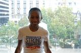 Allyson Felix relaxing in Brussels