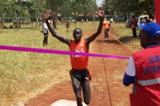 Ayeko Thomas takes the 2012 Ugandan XC title (Daniel Senfuma)
