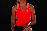 A portrait of Allyson Felix in Santa Clarita, California