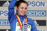 Russia’s Vera Sokolova with her La Coruña trophy (Getty Images)