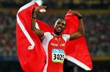 Richard Thompson (TRI) celebrates in Beijing (Getty Images)