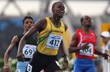 Dexter Lee of Jamaica wins the 100m final (Getty Images)