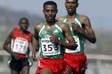 Kenenisa Bekele leads eventual bronze medallist Gebremariam (ETH) (Getty Images)