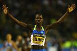 Pamela Jelimo of Kenya celebrates victory in the women's 800m (Getty Images)