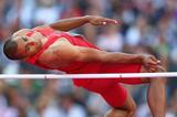 Ashton Eaton of the United States competes in the Men's Decathlon High Jump on Day 12 of the London 2012 Olympic Games at Olympic Stadium on August 8, 2012  (Getty Images)