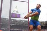 Primoz Kozmus of Slovenia in action during the Men's Hammer Throw qualification on Day 7 of the London 2012 Olympic Games at Olympic Stadium on August 3, 2012  (Getty Images)