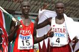 Mubarak Hassan Shami of Qatar - silver in the marathon (Getty Images)