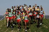 Veronica Nyaruai (206) on her way to World Junior silver in St-Galmier (Getty Images)