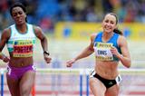 Jessica Ennis takes the British 100m Hurdles title in Birmingham (Getty Images)
