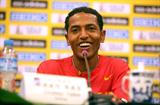 Drive for five - Zersenay Tadese as the pre-champs press conference in Nanning (Getty Images)