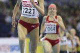 Lidia Chojecka en route to victory in the 3000 to secure her unprecendented double in Birmingham (Getty Images)